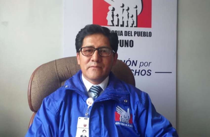 Jefe de la Ofic Defensorial de Puno Jacinto Ticona Huaman