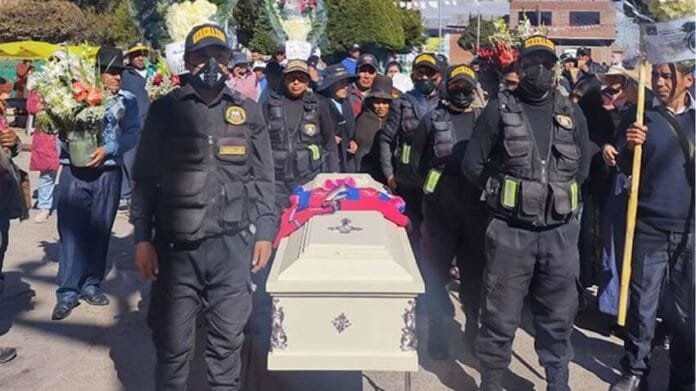 Restos de Rolando Juli Apaza l Difusion