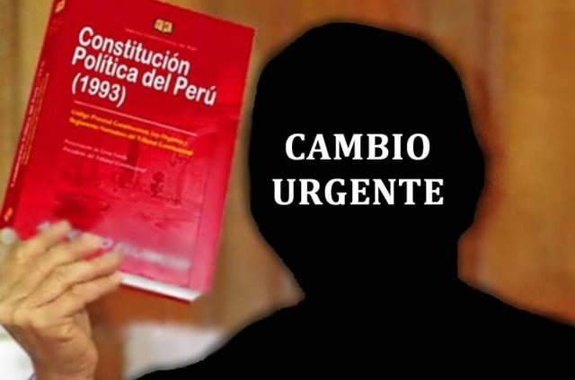 cambio de constituci n pol tica del Per urgente