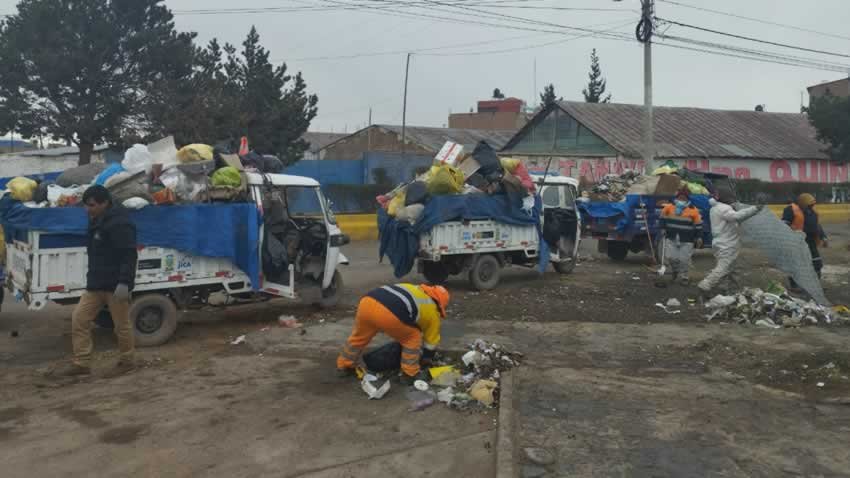 Poblacion inician recoleccion de residuos solidos en Juliaca l JQC 1