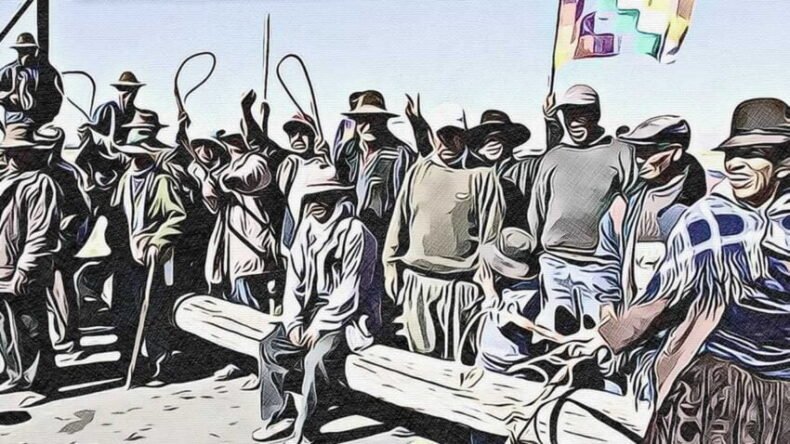 Pobladores del distrito de Acora toman la carretera l Pachamama 1