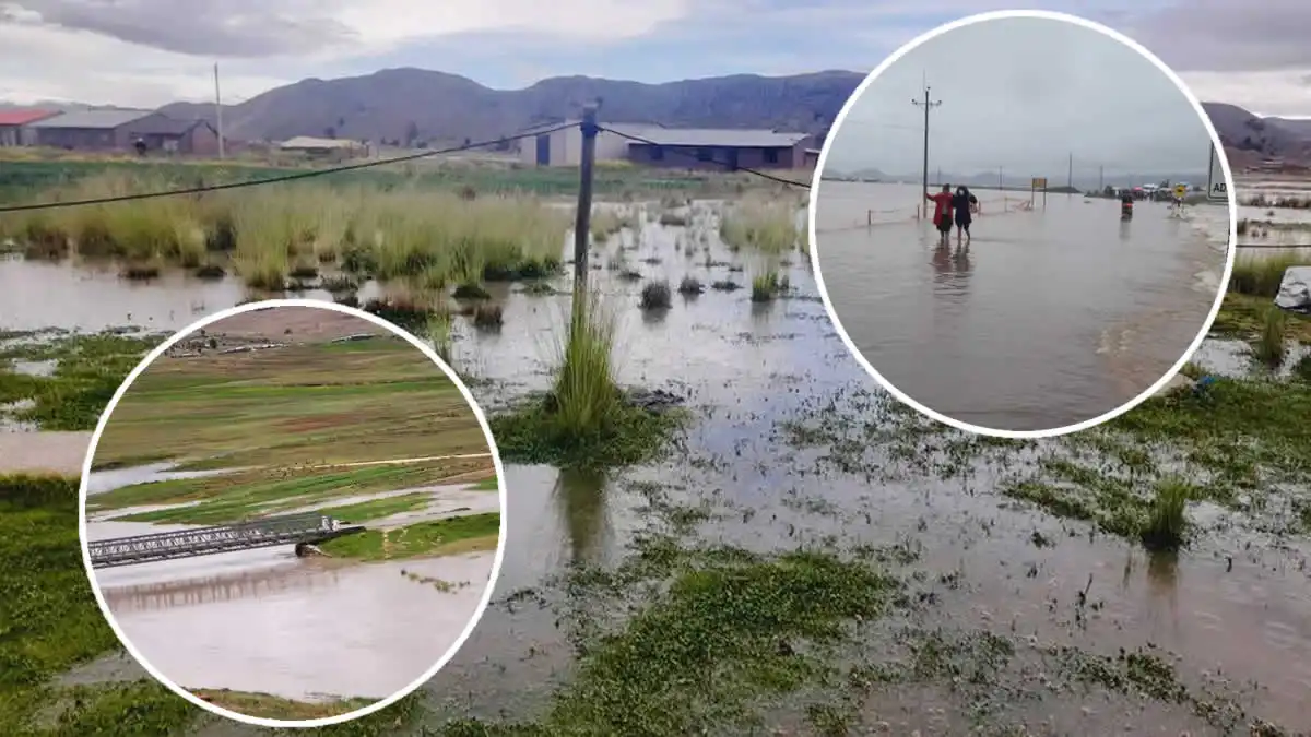 869 casos reportados: Lluvias en Puno afectan cultivos y desbordes de ríos ponen en riesgo la seguridad alimentaria