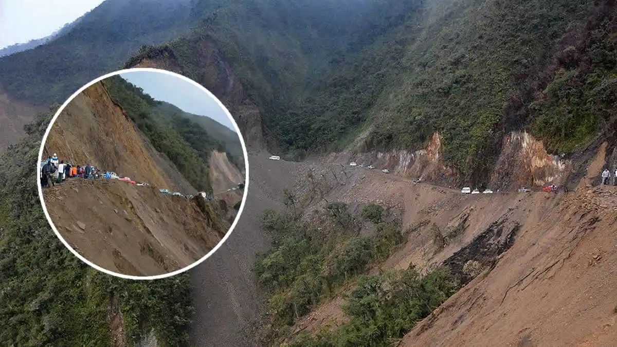 Derrumbe en carretera Juliaca-Sandia deja incomunicados a pobladores por un mes