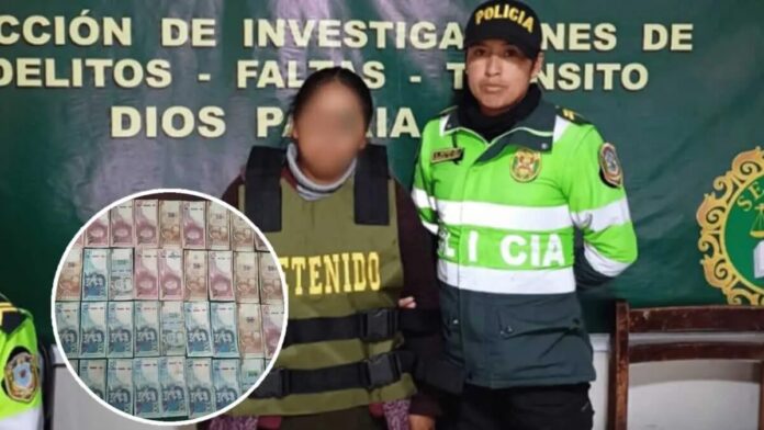 Detienen a mujer en Putina por presunto lavado de activos con más de 30 mil soles
