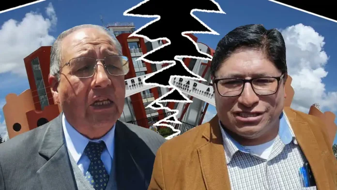 Crisis en la UANCV: Félix Ochatoma desconoce vacancia y Milthon Quispe asume rectorado interino a la fuerza