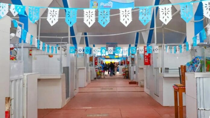 Mercado Laykakota en Puno finaliza mantenimiento y completa fumigación integral
