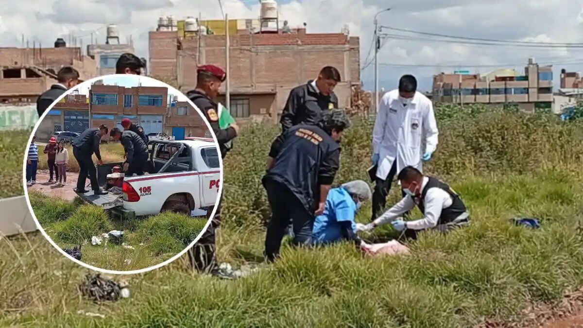 Hallan cuerpo de mujer con signos de violencia en pastizal de Juliaca