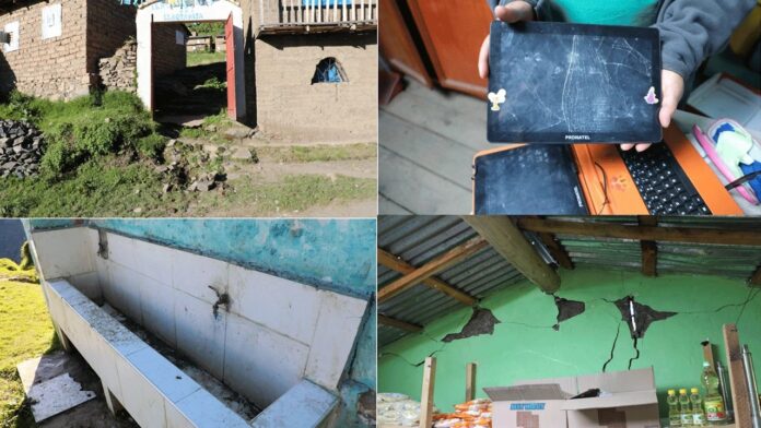 Ayacucho: Estudiantes reciben clases en infraestructura que podría colapsar