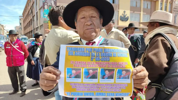 Protestas en Centros Poblados por Modificación de Ordenanza Municipal en San Román
