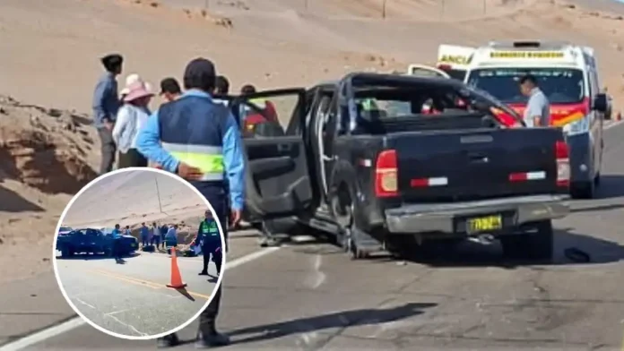 Tres heridos tras aparatoso accidente en la vía Moquegua-Tacna