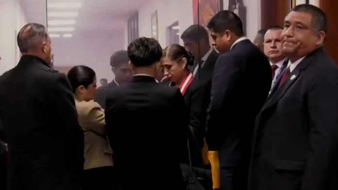 Benavides ingresó a la sede del ministerio público sin registrarse cpr