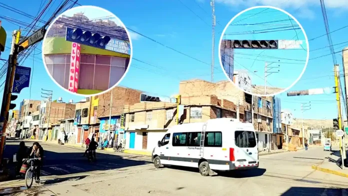 Caos vial en azángaro semáforos inoperativos df