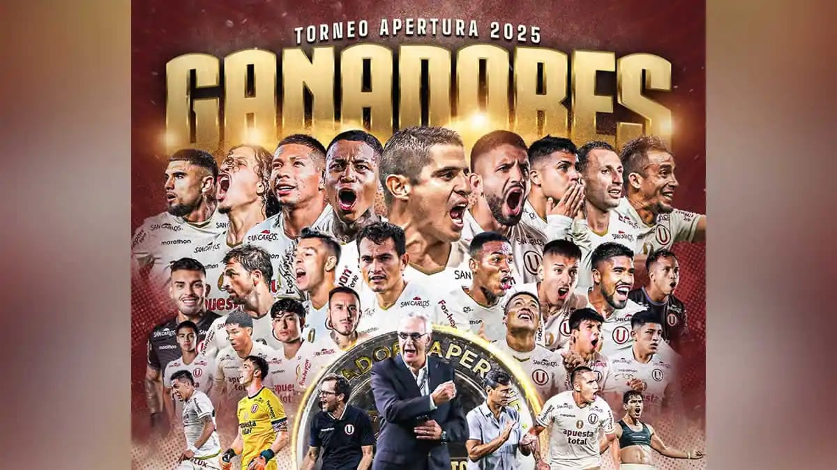 Universitario de Deportes se corona campeón del Torneo Apertura 2025 ...