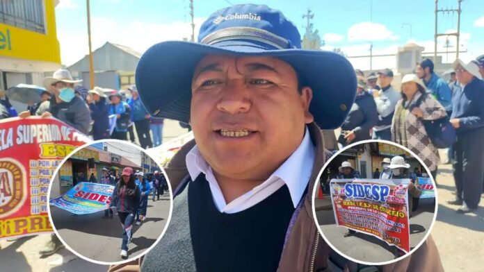 Docentes de Puno bloquean vías ERPQ