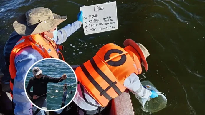 OEFA monitorea agua en Uros Puno junto a ALT y ANA DF