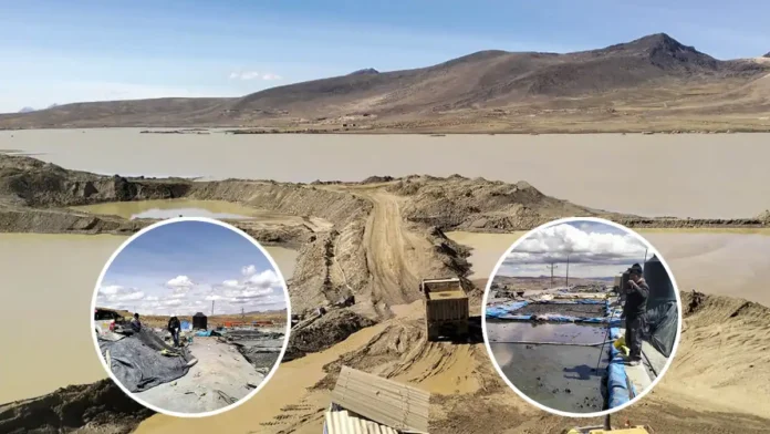 vertimientos mineros en laguna Sillacunca de Ananea DF