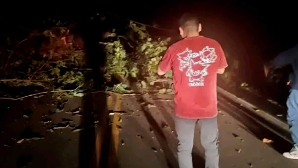 Derrumbe en la carretera Interoceánica