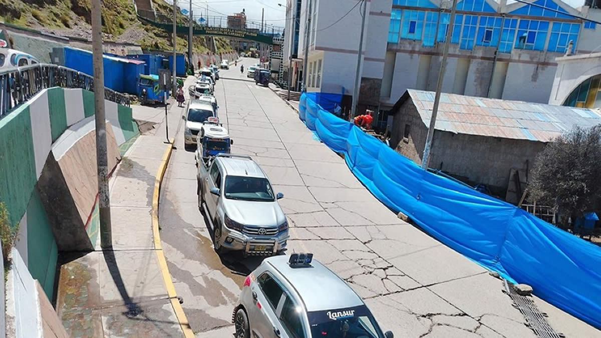 Transportistas de Macusani exigen agilizar obras en avenida ASAM