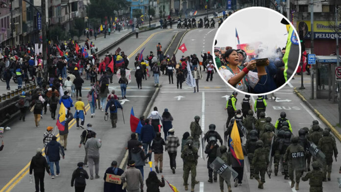 Protestas en Quito desafían a Noboa por alza en combustibles
