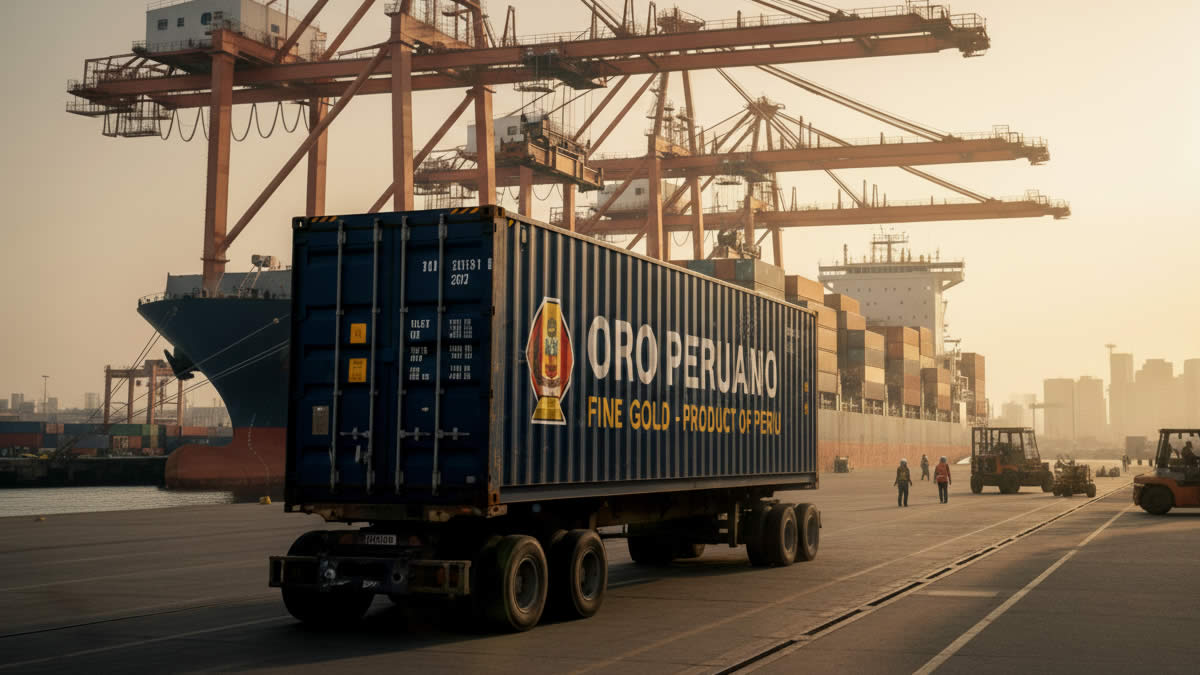 Exportación de oro peruano