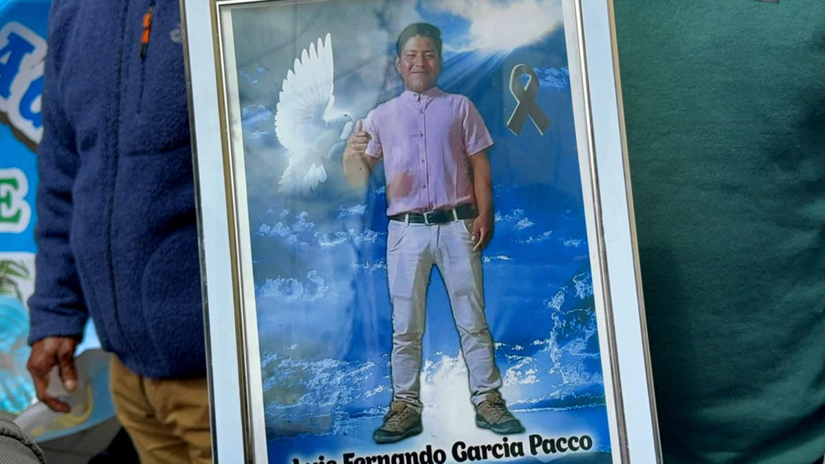 Luis Fernando García Pacco desaparecido