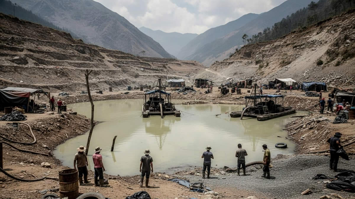 Minería ilegal crece