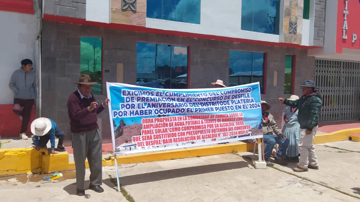 Platería enfrenta protesta 