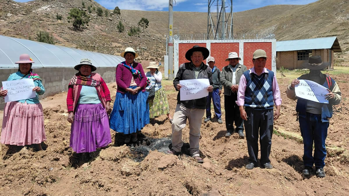 roban el sueño del internet en la región Puno