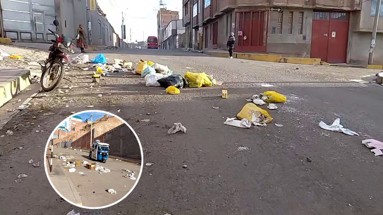Calles quedan repletas de basura tras celebraciones de Alasitas en ...