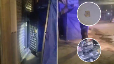Robo a tienda de celulares fue ocultado con una carpa en Juliaca