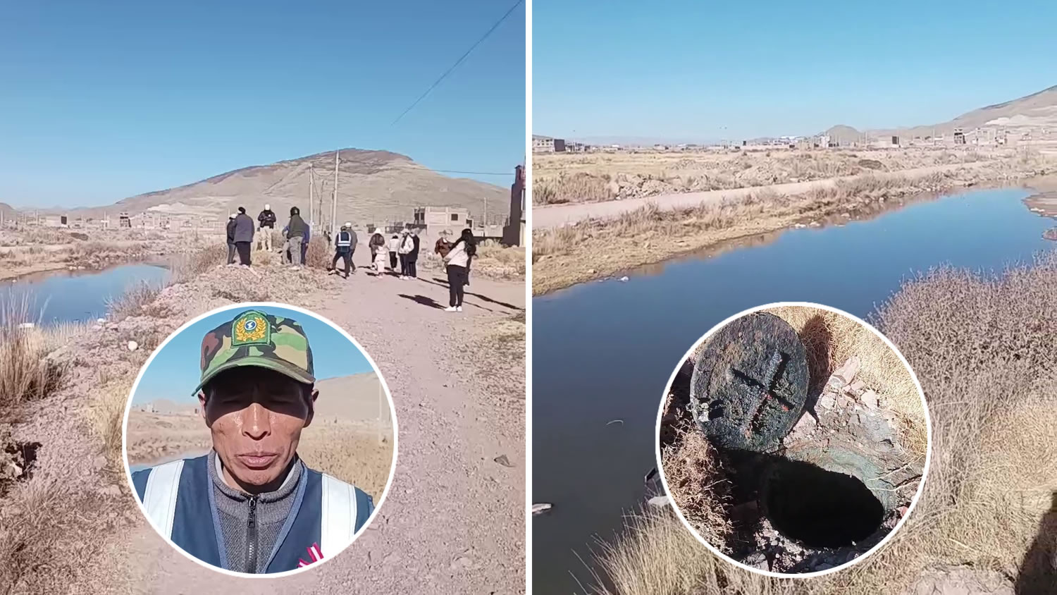 Vecinos de Juliaca denuncian vertimiento de aguas servidas de la Urbanización Collasuyo al río Torococha