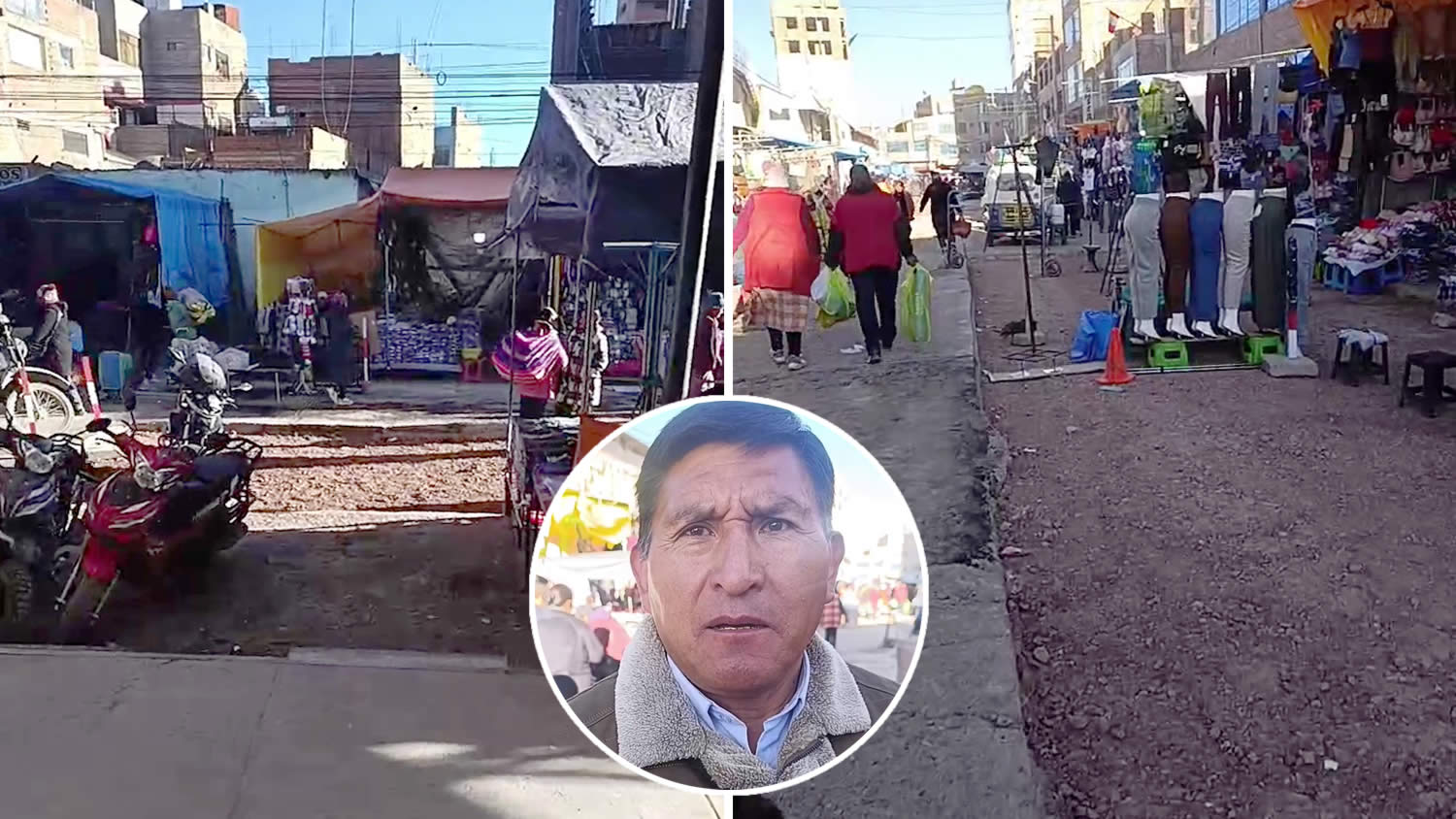 Juliaca: Comerciantes de Plaza San José denuncian retrasos en asfaltado