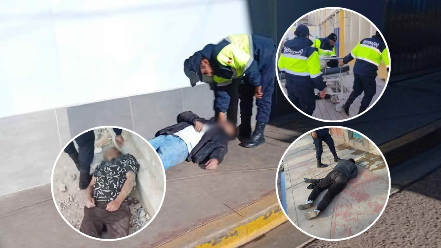 Juliaca: Más de diez jóvenes ebrios fueron acudidos tras ser hallados durmiendo en la calle