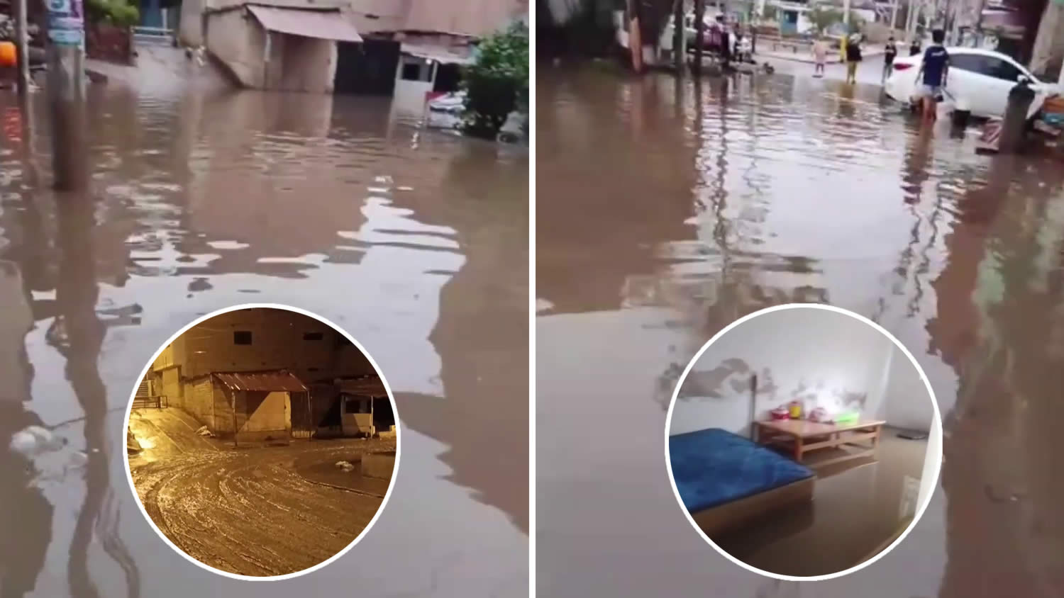 Intensas lluvias: colapsan desagüe e inundan viviendas en Villa El Salvador por quinto año consecutivo