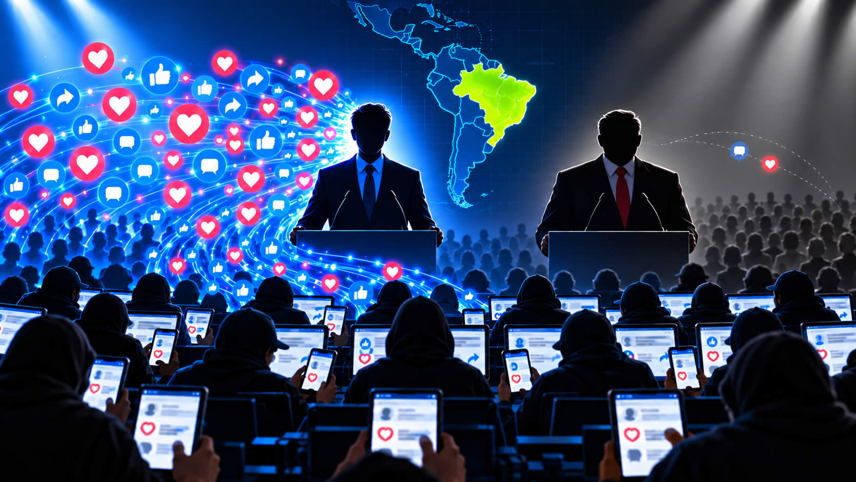 Redes sociales y márgenes estrechos en Brasil